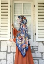 Glamour Pamuklu Flora Soft Şal - Görsel 4