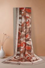 Glamour Pamuklu Flora Soft Şal