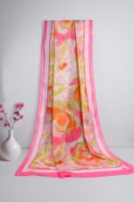 Glamour Pamuklu Flora Soft Şal