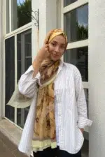 Bambreeze Sora Bambu Kraş Dijital Şal