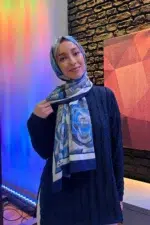 Glamour Pamuklu Flora Soft Şal