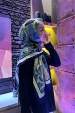 Glamour Pamuklu Flora Soft Şal - Görsel 2