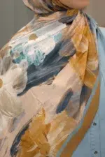 Bambreeze Raina Bambu Kraş Dijital Şal - Görsel 2