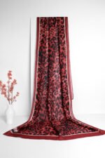 Bambreeze Leopar Bambu Kraş Dijital Şal