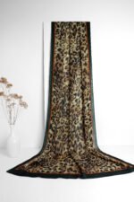 Bambreeze Leopar Bambu Kraş Dijital Şal - Görsel 7