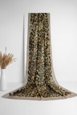 Bambreeze Leopar Bambu Kraş Dijital Şal