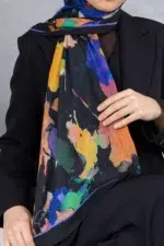 Bambreeze Veluna Bambu Kraş Dijital Şal - Görsel 3