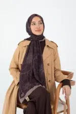 Bambreeze Leyna Bambu Kraş Dijital Şal - Görsel 5