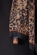 Bambreeze Leopar Bambu Kraş Dijital Şal - Görsel 6