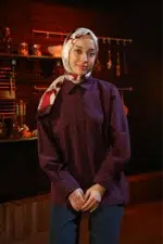 Naia Desenli Jakar Şal 1