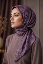 Shawl Secret Rozella Soft Serisi - Mor
