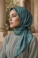 Shawl Secret Rozella Soft Serisi - Turkuaz