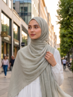 Shawl Secret Penye Reçme Şal - İnci