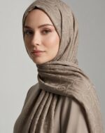 Shawl Secret Pamuklu Jakar Signature Serisi - Vanilya - Görsel 4