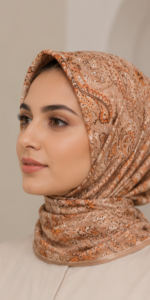 Shawl Secret Saçaklı Cotton Life (V25) - Çiçek Bahçesi