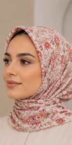 Shawl Secret Saçaklı Cotton Life (V25) - Pudra