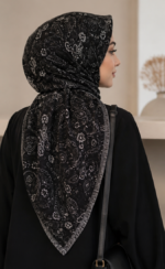 Shawl Secret Saçaklı Cotton Life (V25) - Gece Işığı - Görsel 3